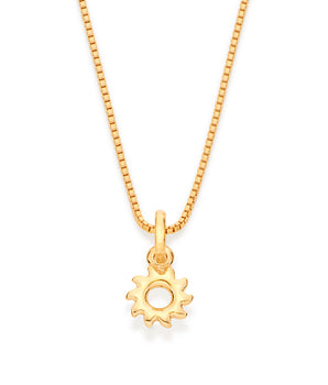GOLD MINI SUN PENDANT