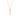 GOLD MEN'S DOUBLE TONE SMALL CROSS PENDANT