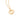 GOLD STUDDED HEART LETTER PENDANT