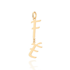 GOLD FAITH (FÉ) DANGLY PENDANT