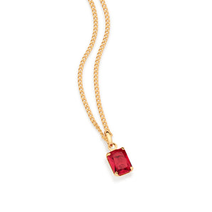 GOLD PLATED PENDANT WITH CRYSTAL