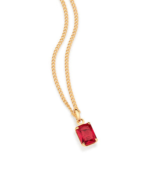GOLD PLATED PENDANT WITH CRYSTAL