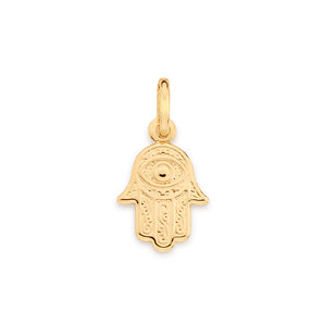 GOLD HAMSA HAND PENDANT