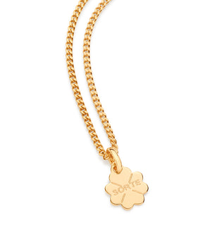 GOLD FOUR LEAF CLOVER SORTE (LUCK) PENDANT