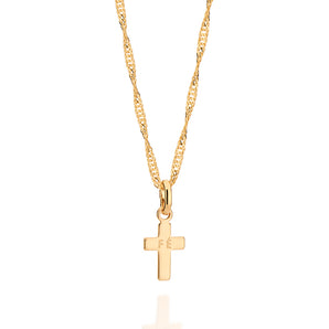 GOLD FÉ (FAITH) CROSS PENDANT