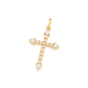 GOLD SHINE FROM WITHIN CROSS PENDANT