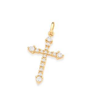 GOLD SHINE FROM WITHIN CROSS PENDANT