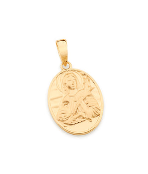 GOLD SAINT LUCY PENDANT