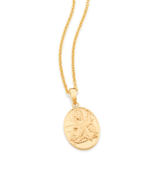 GOLD SAINT LUCY PENDANT