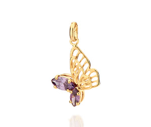 GOLD DELICATE BUTTERFLY PENDANT