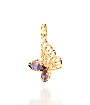 GOLD DELICATE BUTTERFLY PENDANT