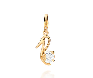 GOLD HIGH HEEL PENDANT