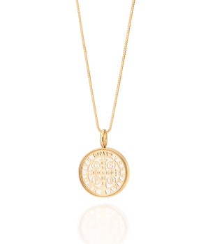 GOLD SAINT BENEDICT PENDANT