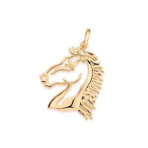 GOLD PLATED PENDANT WITH ZIRCONIA