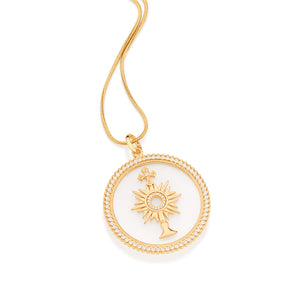 GOLD SACRED SACRAMENT MAXI PENDANT
