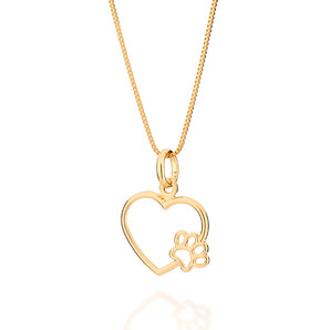 GOLD FUR BABY MOM PENDANT