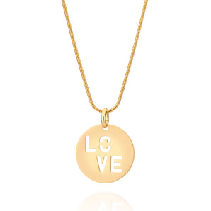 GOLD LOVE PENDANT