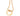 GOLD MEN'S BOUND CIRCLE PENDANT