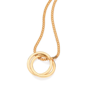 GOLD MEN'S BOUND CIRCLE PENDANT