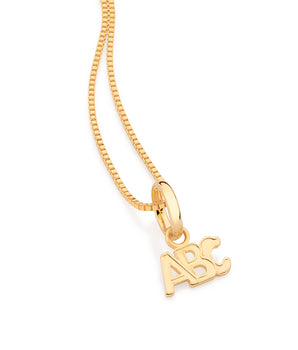 GOLD ABC KID’S PENDANT