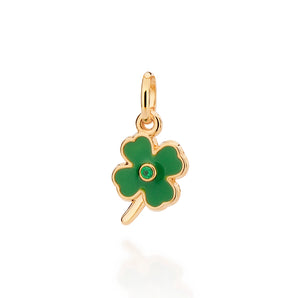 GOLD LUCKY CLOVER PENDANT