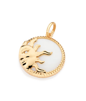 GOLD SUN MAXI PENDANT