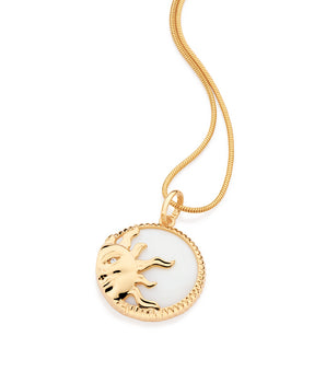 GOLD SUN MAXI PENDANT