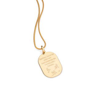GOLD SAINT FRANCIS PENDANT