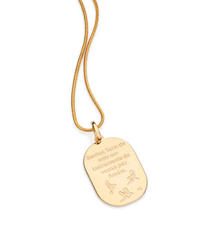GOLD SAINT FRANCIS PENDANT