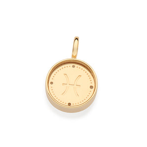 GOLD PISCES PENDANT