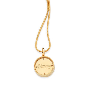 GOLD GEMINI PENDANT