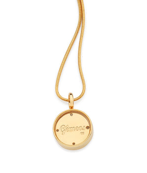 GOLD GEMINI PENDANT