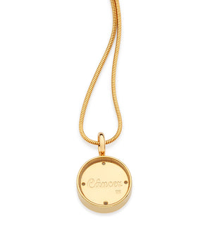 GOLD CANCER PENDANT