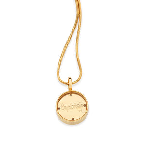 GOLD CAPRICORN PENDANT