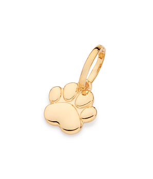 GOLD PUPPY PAW PENDANT