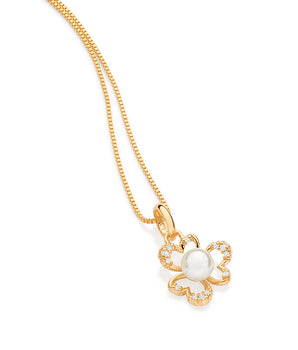 GOLD PERFECT FLOWER PENDANT