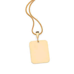 GOLD CUSTOMIZABLE PENDANT