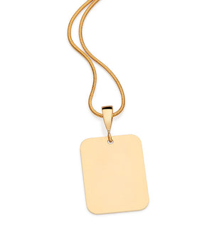 GOLD CUSTOMIZABLE PENDANT