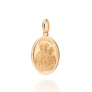 GOLD HOLY MOTHER PENDANT