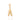GOLD BALLET SLIPPERS PENDANT