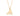 GOLD BICYCLIST PENDANT