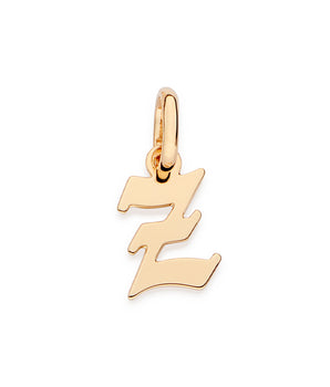GOLD SCRIPT LETTER PENDANT