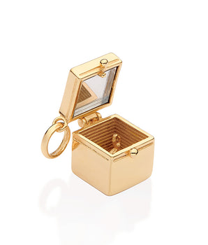 GOLD MUSIC BOX PENDANT