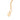 GOLD BOY STICK FIGURE PENDANT