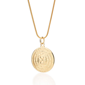 GOLD WISH YOU LUCK PENDANT