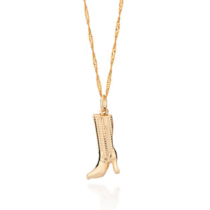 GOLD BOOT PENDANT