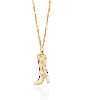 GOLD BOOT PENDANT