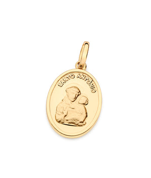 GOLD SAINT ANTHONY PENDANT