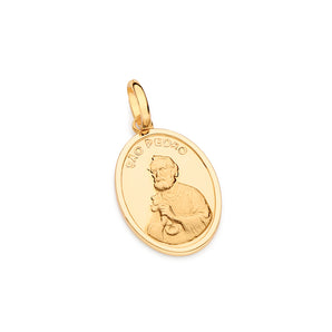 GOLD SAINT PETER PENDANT