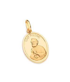 GOLD SAINT PETER PENDANT